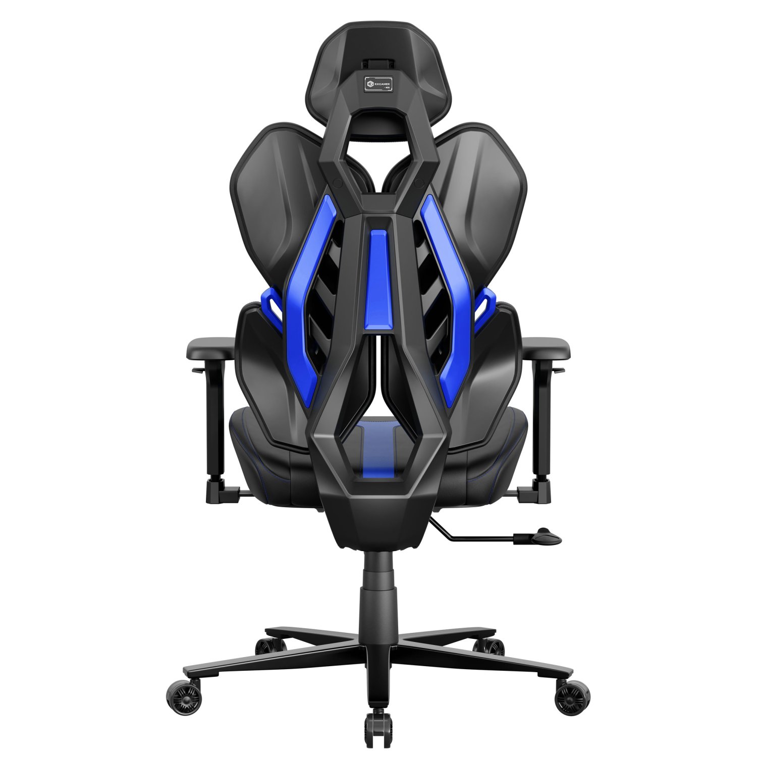 Modern ergonomic fabric game chair with high back, adjustable lumbar support, 3D adjustable armrests, and 4-level air pressure lifting suitable for home offices