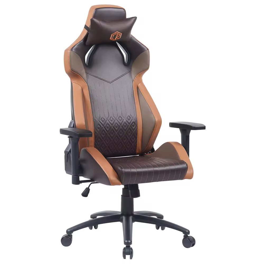 Esports Leather Rotating Gaming Chair with Cooling Metal Frame, 2-year Warranty - Affordable Office Racing Style