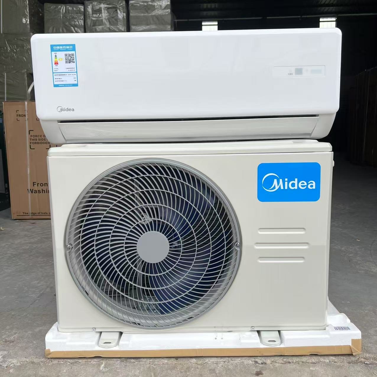 Chinese version of Midea air conditioner DC inverter mini split type 12000btu 1.5P 1Ton only cooling 220V 50/60hz English remote control