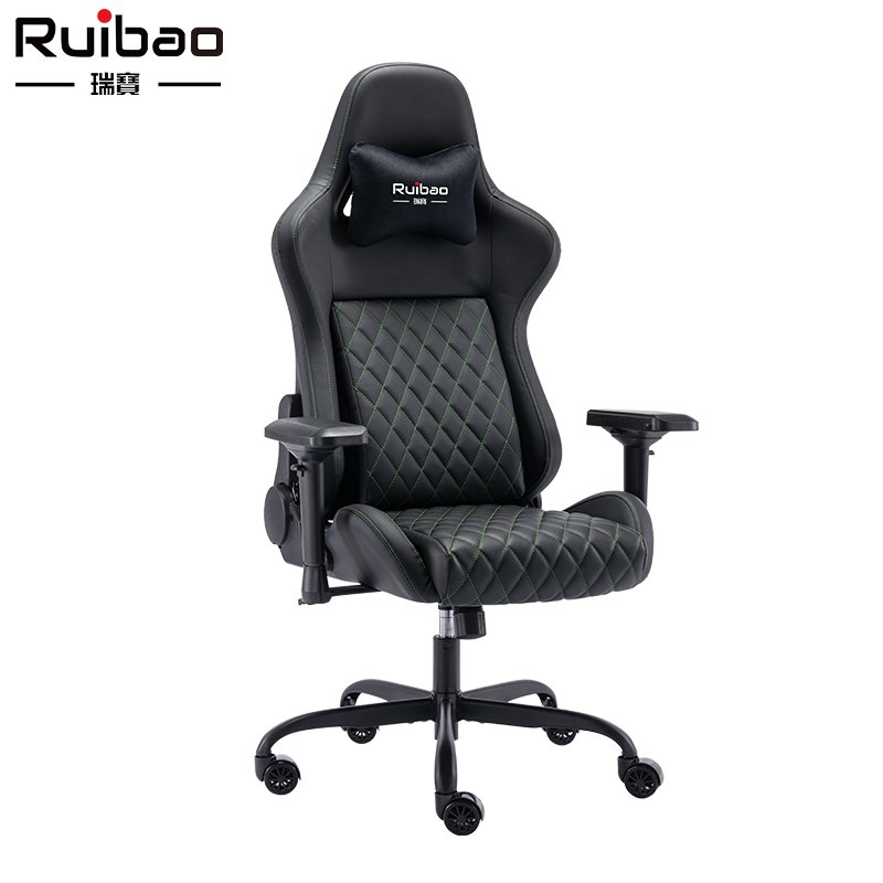 Automatic waist adjustment black ergonomic industrial design rotating mesh gaming chair with adjustable armrests and racing chair cover