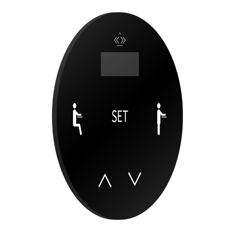 OEM electronic acrylic control panel with screen printed lens IME silicone keyboard buttons for household appliances