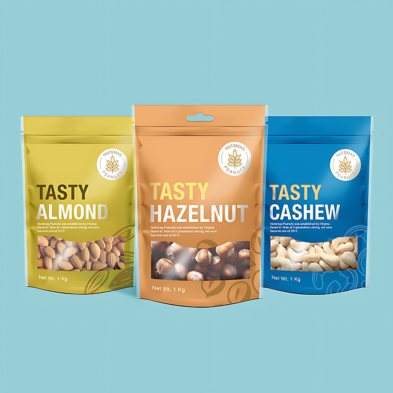 Customized plastic food packaging bag, plastic aluminum foil, polyester film, zipper bag, vertical bag, spice packaging